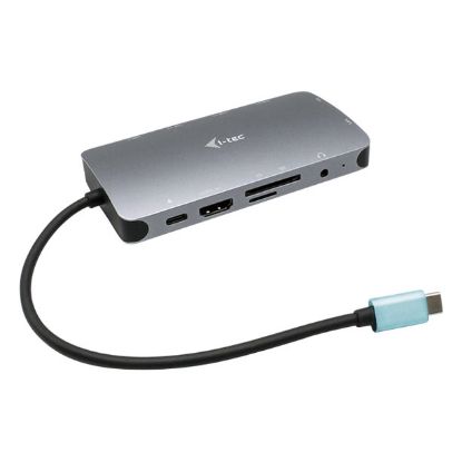 Imagem de Docking Station i-tec Type-C Multiport 11-em-1 C31NANOVGA100 Prateado + Carregador 100W