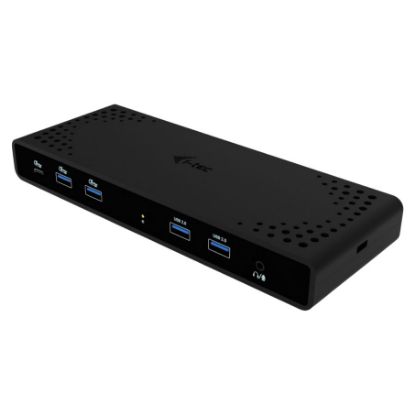 Imagem de Docking Station i-tec Type-C Multiport 16-em-1 CADUA4KDOCKPDB100 Prateado + Carregador 100W