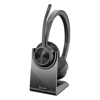 Imagem de Headset Call Center Poly Voyager 4320UC USB + BT700 + Charging Stand Preto