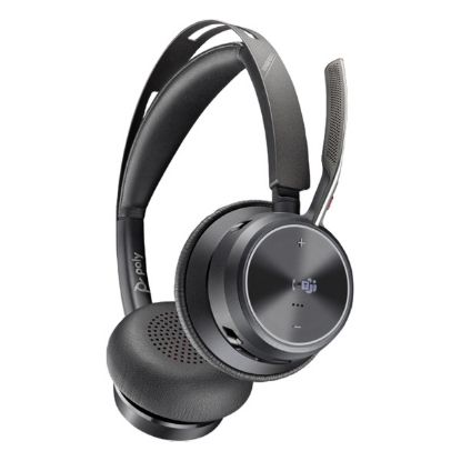 Imagem de Headset Call Center Poly Voyager Focus 2-M MT + Charging Stand Preto