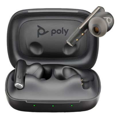 Imagem de Auriculares Poly Voyager Free 60 UC Carbon Black Earbuds + BT700