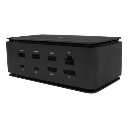 Imagem de Docking Station i-tec Type-C Multiport 15-em-1 USB4DUALDOCK100W Preto + Carregador 100W