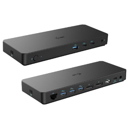 Imagem de Docking Station i-tec Type-C Multiport 11-em-1 C31TRIPLEDOCKPDPRO2 Preto + Carregador 100W