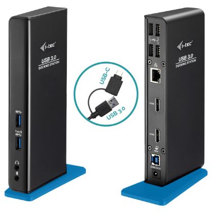 Imagem de Docking Station i-tec Type-C Multiport 12-em-1 U3DUALHDMIDOCK Preto