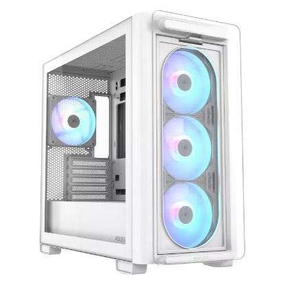 Imagem de Caixa Asus A23 Plus ARGB Branca (Micro-ATX) (Vidro Temperado)