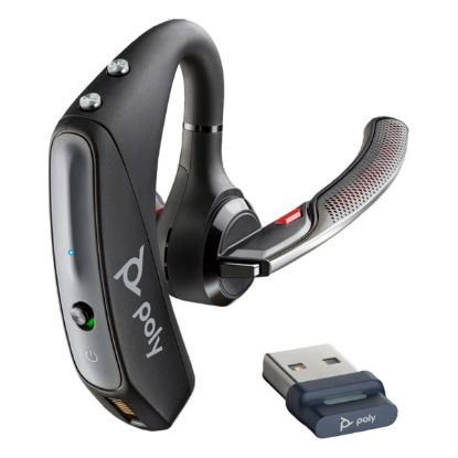 Imagem de Headset Call Center Poly Voyager 5200UC USB + BT600 Preto