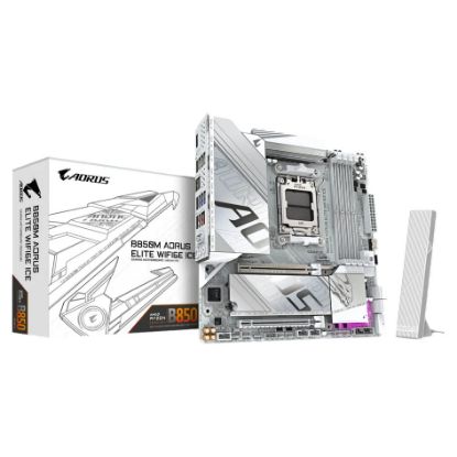 Imagem de Motherboard Gigabyte SktAM5 - B850M AORUS ELITE ICE WIFI6E DDR5