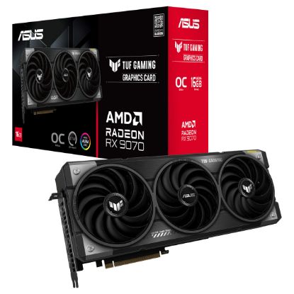 Imagem de Placa Gráfica Asus Radeon RX 9070 TUF GAMING OC 16GB