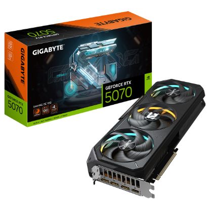 Imagem de Placa Gráfica Gigabyte GeForce RTX 5070 GAMING OC 12G DLSS4