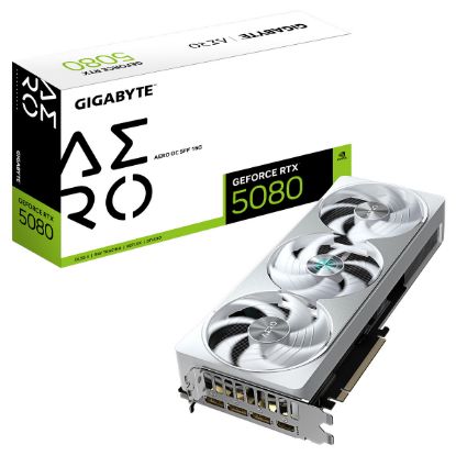 Imagem de Placa Gráfica Gigabyte GeForce RTX 5080 AERO OC SFF 16G DLSS4