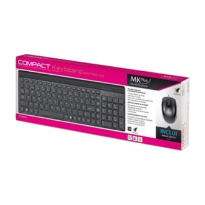 Imagem de Teclado e Rato MKPlus TG5100S-MS USB Preto (PT)