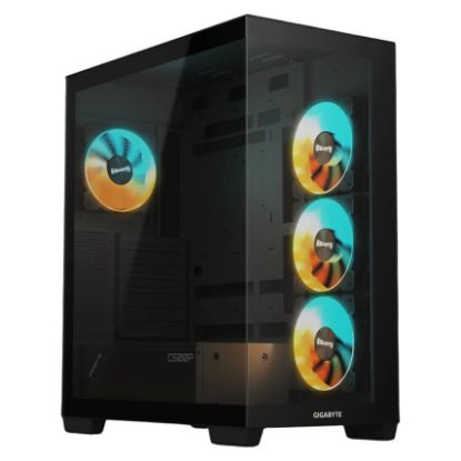 Imagem de Caixa Gigabyte C500 Panoramic Stealh ARGB Preta (ATX) (Vidro Temperado)