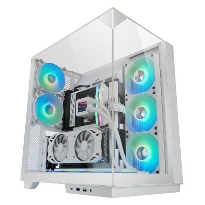 Imagem de Caixa Mars Gaming MC-3GF ARGB Branca (ATX) (Vidro Temperado)