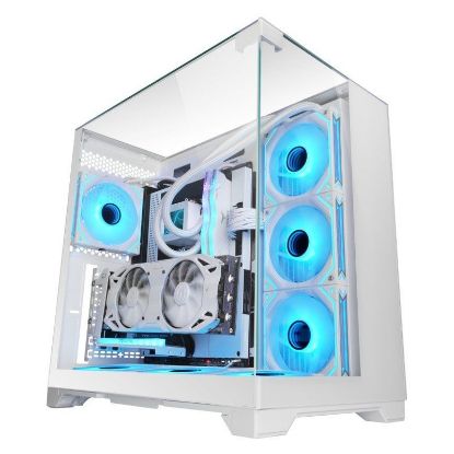 Imagem de Caixa Mars Gaming MC-VISION Branca (ATX) (Vidro Temperado)