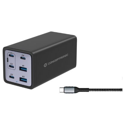 Imagem de Carregador de Portátil Conceptronic OZUL06BE 200W