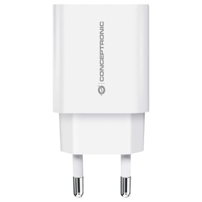 Imagem de Carregador de Tomada Conceptronic Type-C 20W ALTHEA14W Branco