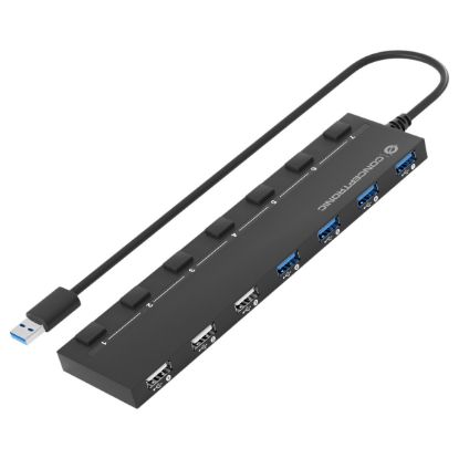 Imagem de Hub USB3.0 4 Porta USB3.0 + 3 Portas USB2.0 c/ Interruptor Conceptronic
