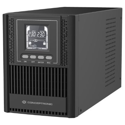 Imagem de UPS Conceptronic ZEUS 52E1K 1000VA LCD AVR IEC/USB