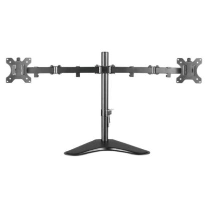 Imagem de Suporte Mesa Amovível p/ 2 Ecrãs 13"/32" NapoFix DM1201H Preto