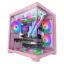 Imagem de Caixa Mars Gaming MC-VIEW2 FRGB Rosa (Micro-ATX) (Vidro Temperado)