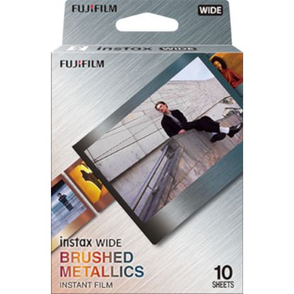 Imagem de Papel Fotográfico Instax Wide Brushed Metal (10 Folhas)